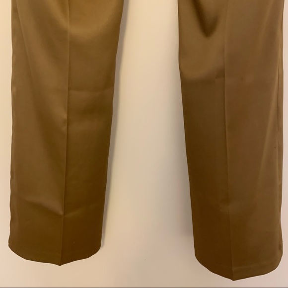 VTG caramel color satin bootleg pants by A. Byer - Picture 8 of 9